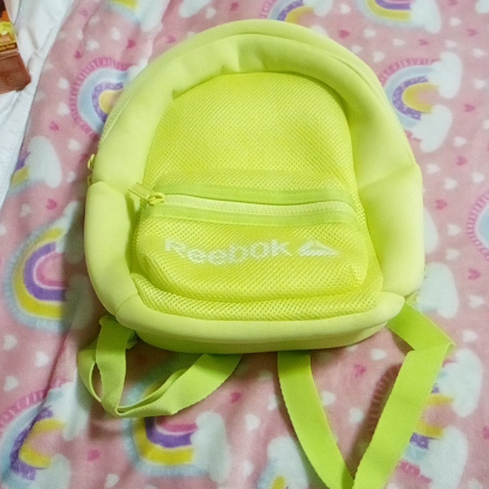 Mini Reebok backpack.